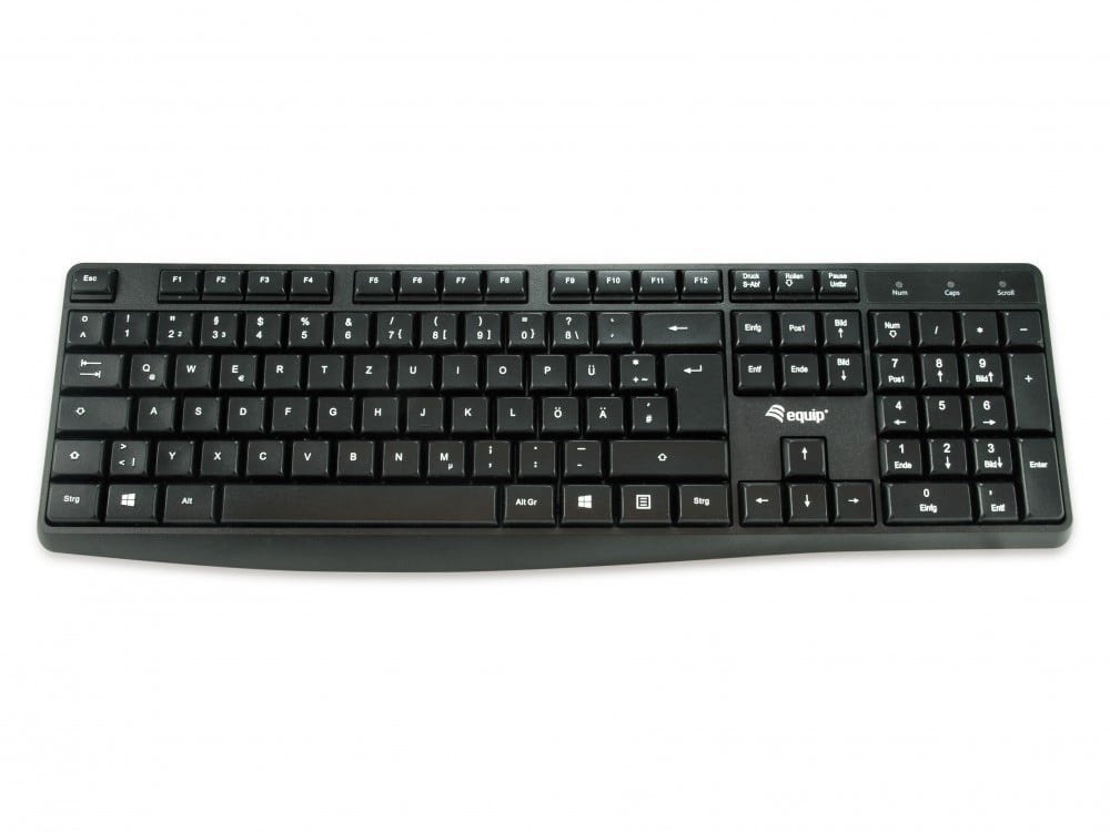 EQUIP LIFE TECLADO STANDARD 105 TECLAS USB BLACK — imagem 1