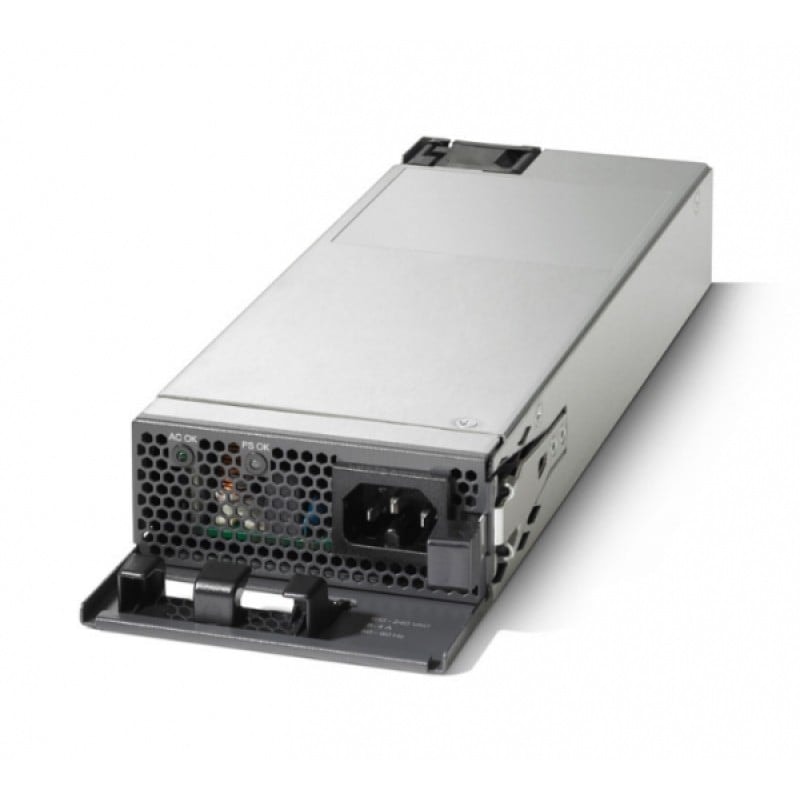 Cisco Config 5 - Suprimento de potência - hot-plug (módulo plug-in) - AC 100-240 V - 1000 watt - para P/N: C9200-48P-A, C9200-48P-E, C9200-48P-EDU, C9200L-48P-4G-A=, C9200L-48P-4X-E-WS