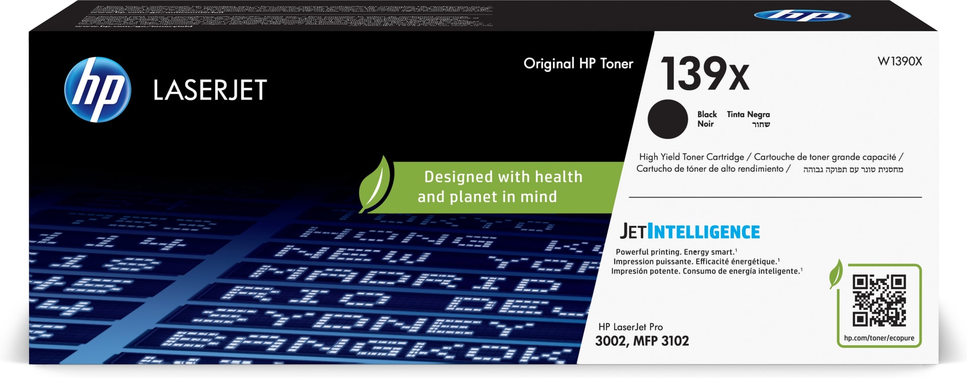 HP LaserJet Toner Original 139X, preto, de elevado rendimento, imagem 1
