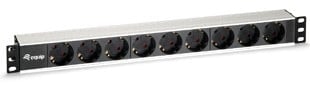 EQUIP REGUA 19" 9 TOMADAS SCHUKO CABO 1.8M — imagem 1