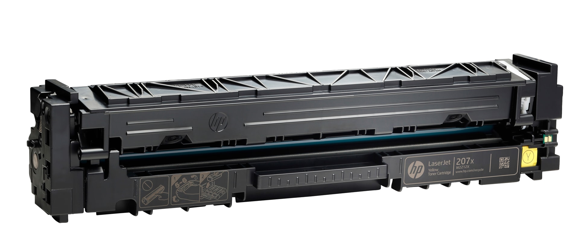 HP Toner LaserJet Original 207X Amarelo de elevado rendimento