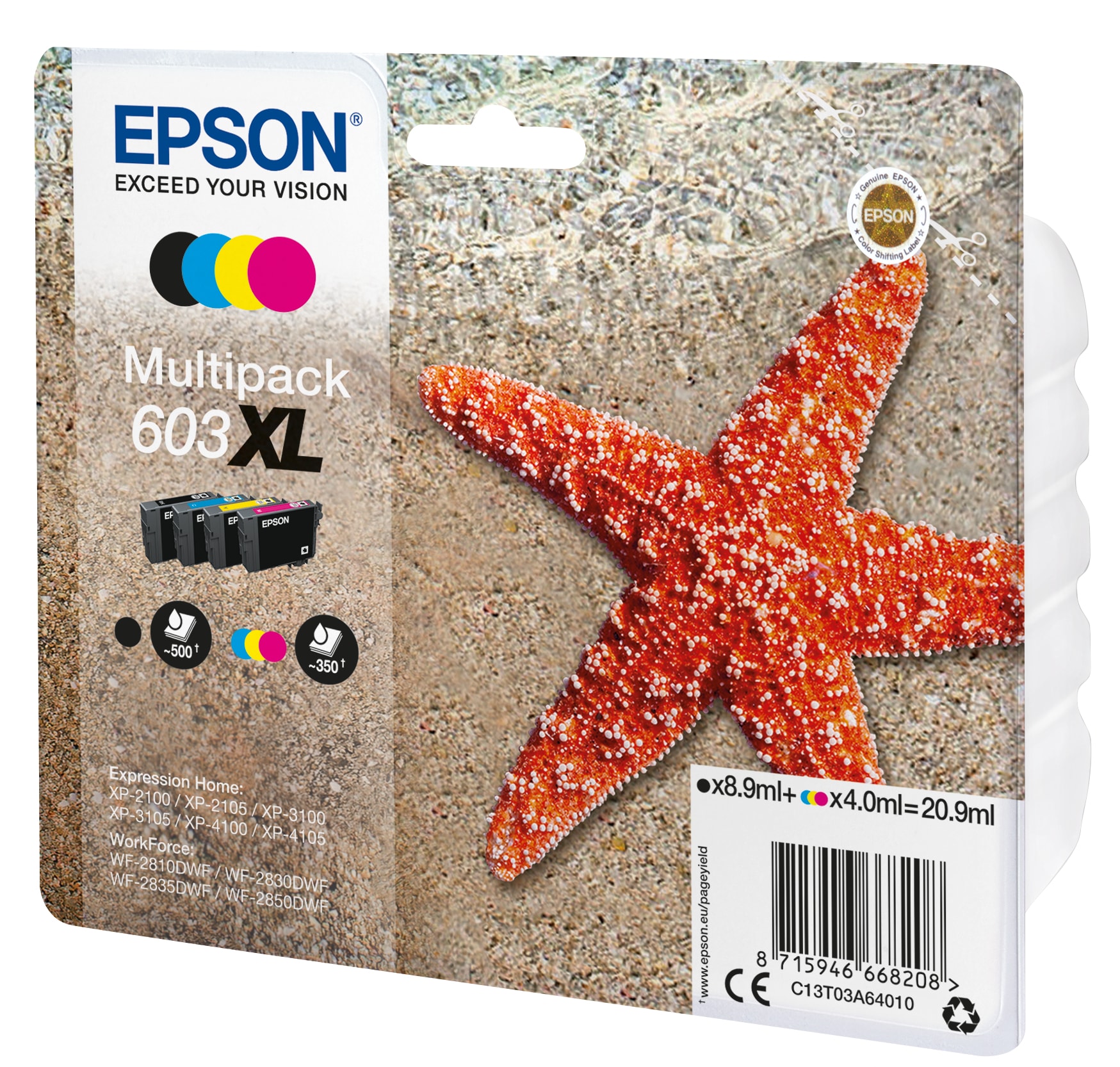 Epson Multipack 4-colours 603XL Ink — imagem 1