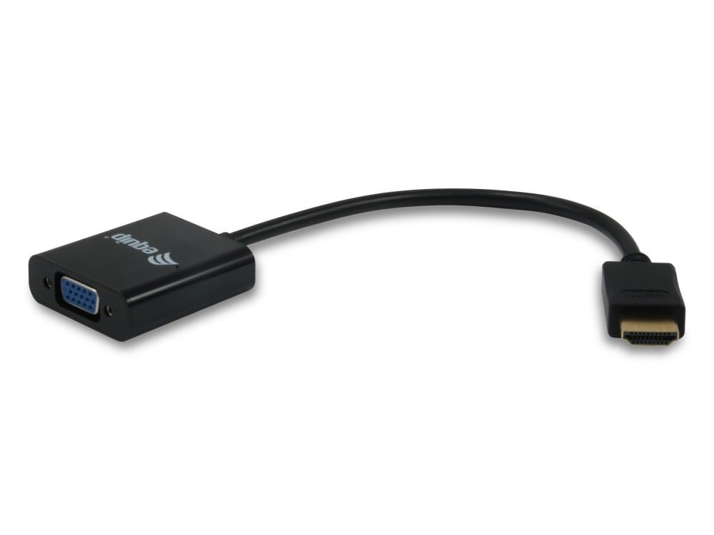 EQUIP ADAPTADOR HDMI PARA VGA C/ AUDIO JACK 3.5 OUT M/F — imagem 1