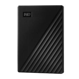 WD My Passport WDBPKJ0050BBK - Disco rígido - encriptado - 5 TB - externa (portátil) - USB 3.2 Gen 1 - 256-bits AES - preto — imagem 1