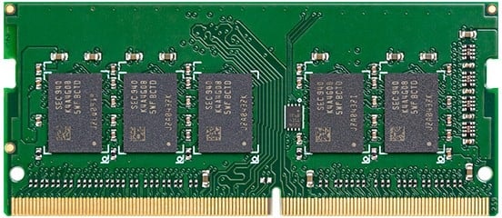 Synology - DDR4 - módulo - 16 GB - SO DIMM 260-pinos - 2666 MT/s / PC4-21300 - 1.2 V - unbuffered - ECC - para Deep Learning NVR DVA3219