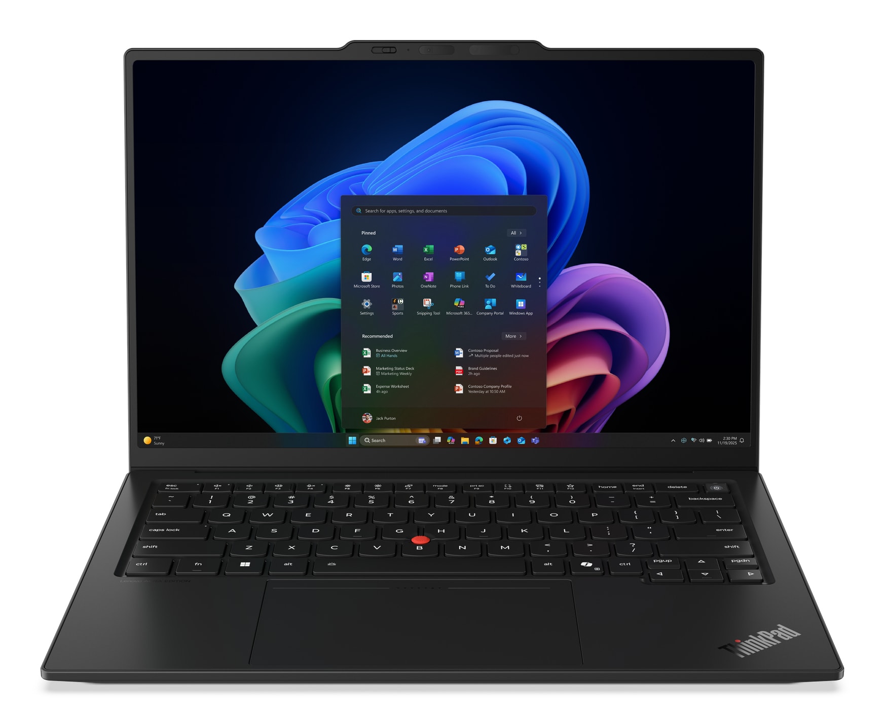 Lenovo ThinkPad X1 Carbon Gen 14 Aura Edition Copilot+ PC, imagem 1