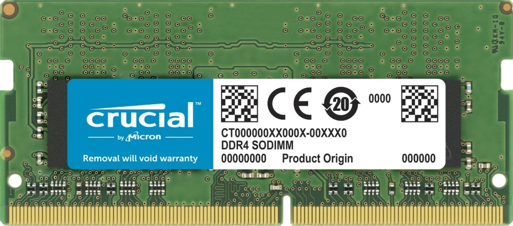 Crucial - DDR4 - módulo - 32 GB - SO DIMM 260-pinos - 3200 MT/s / PC4-25600 - CL22 - 1.2 V - unbuffered - sem ECC