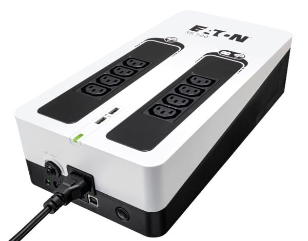 Eaton 3S 700 - UPS - AC 220-240 V - 420 watt - 700 VA - 1 fase - USB - conectores de saída: 8