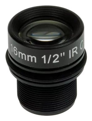 AXIS - Lentes CCTV - 1/2" - montagem M12 - 16 mm - f/1.8 (pacote de 4) - para AXIS F1005-E Sensor Unit, FA1105 Sensor Unit
