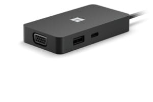 Microsoft USB-C Travel Hub - Estação de engate - USB-C - VGA, HDMI - 1GbE - comercial — imagem 1