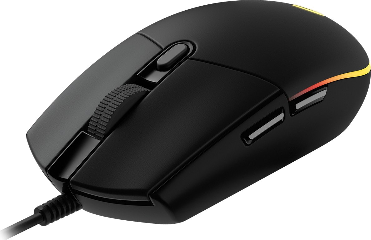 Logitech Gaming Mouse G102 LIGHTSYNC - Rato - para direita - óptico - 6 botões - com cabo - USB - preto — imagem 1