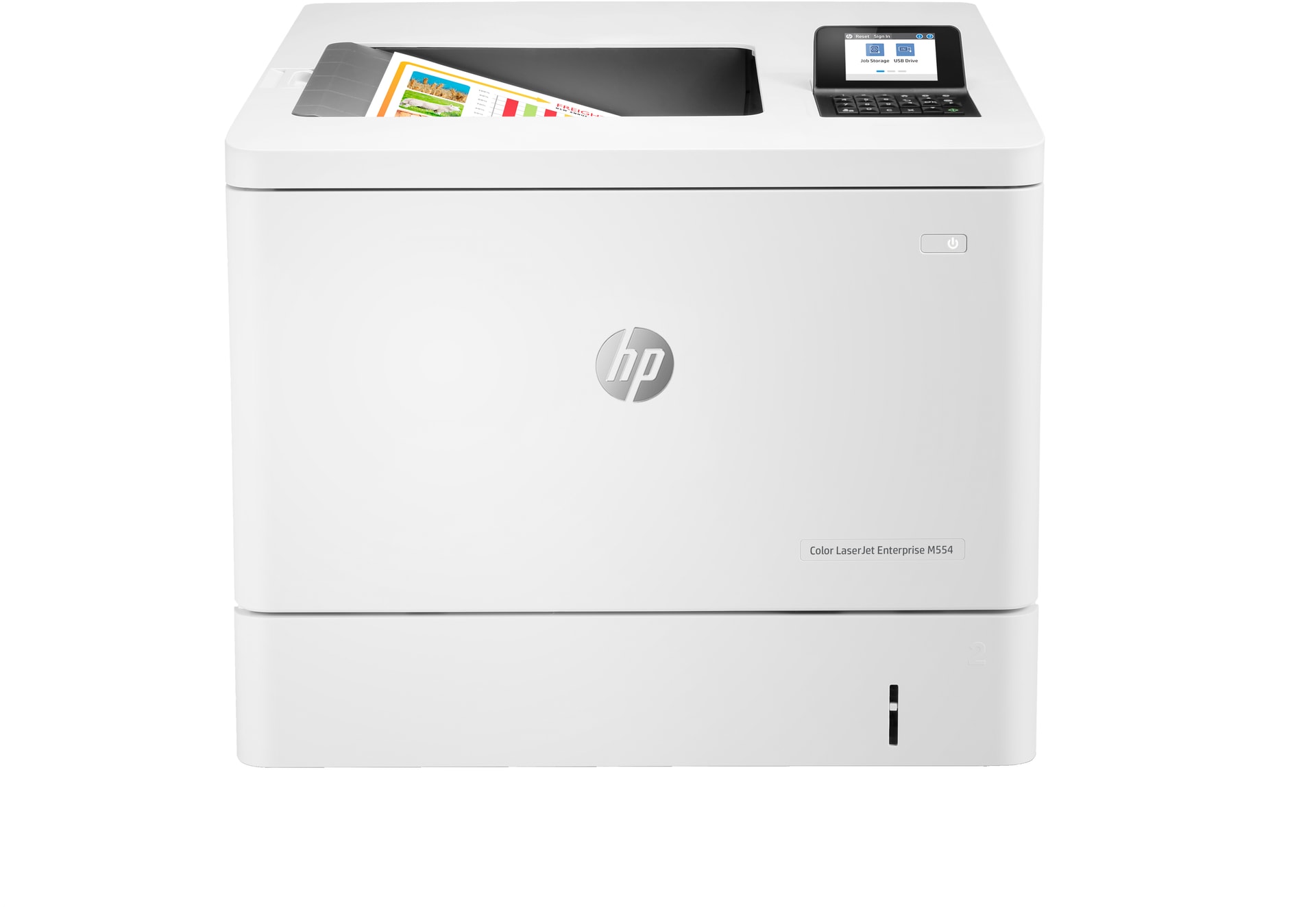 HP Color LaserJet Enterprise Impressora M554dn, imagem 1