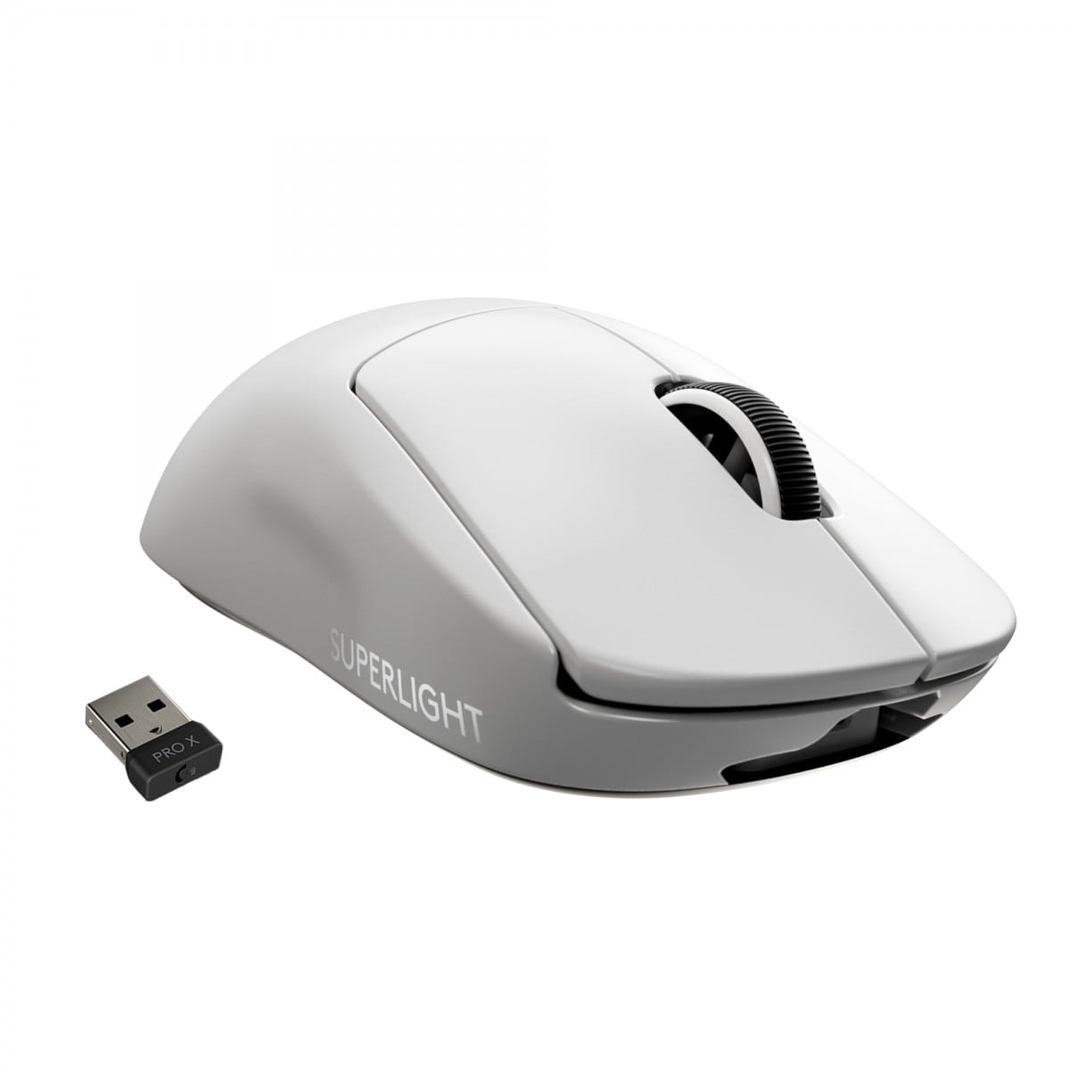 Logitech PRO X SUPERLIGHT Wireless Gaming Mouse - Rato - óptico - 5 botões - sem fios - 2.4 GHz - recetor USB Logitech LIGHTSPEED - branco — imagem 1