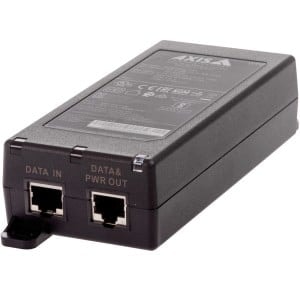 AXIS Midspan - Injector de energia - AC 24 / DC 10-28 V - 30 Watt - conectores de saída: 1 - preto - para AXIS A1610-B, C1410, D3110, P1385-E, P1455-LE, P1455-LE-3, Q1952-E, W400, Q60 Series