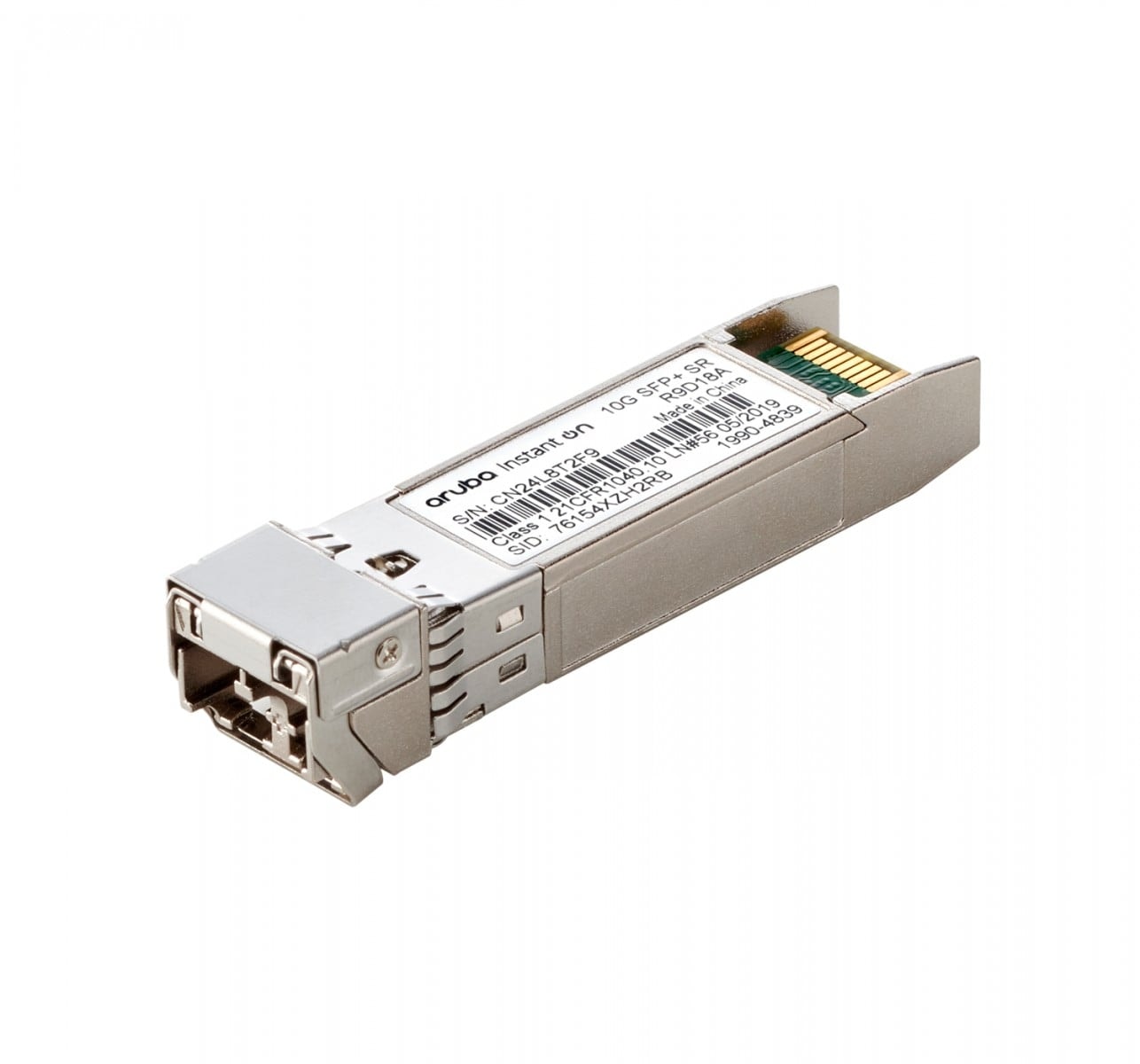 HPE Networking Instant On - Módulo de transceptor SFP+ - 10GbE - 10GBase-SR - multi-modo LC - até 300 m - para HPE Aruba Instant On Instant On 1930, 1960 — imagem 1
