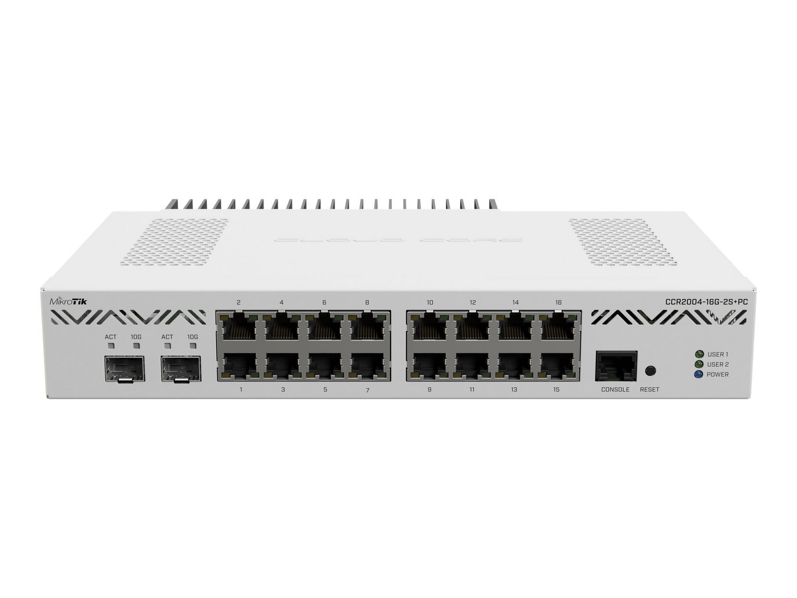 MikroTik loud Core Router 2004-16G-2S+ with Annapurna Labs Alpine v2