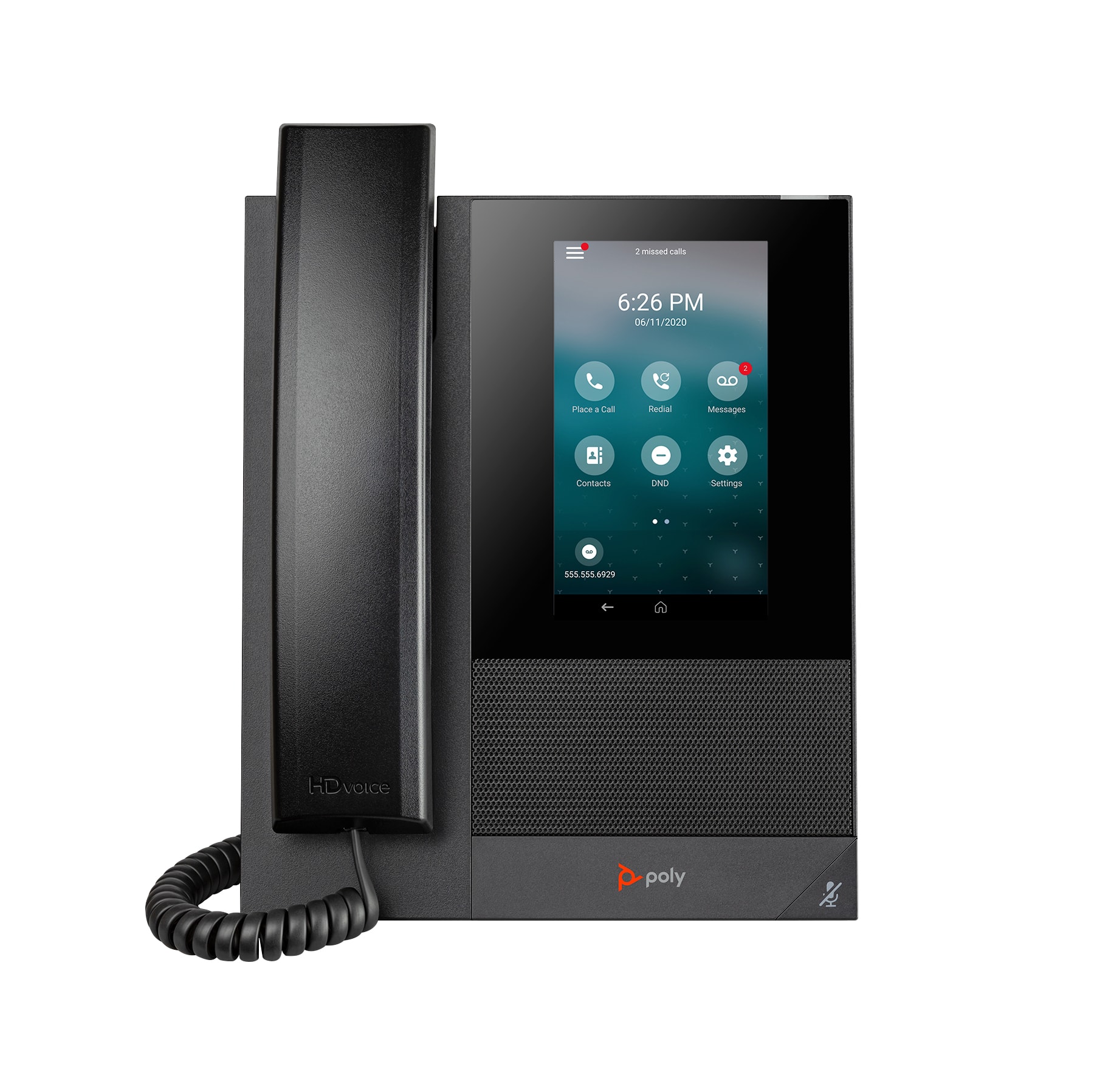 HP Poly Telefone Multimédia Empresarial Poly CCX 400 com Open SIP e PoE — imagem 1