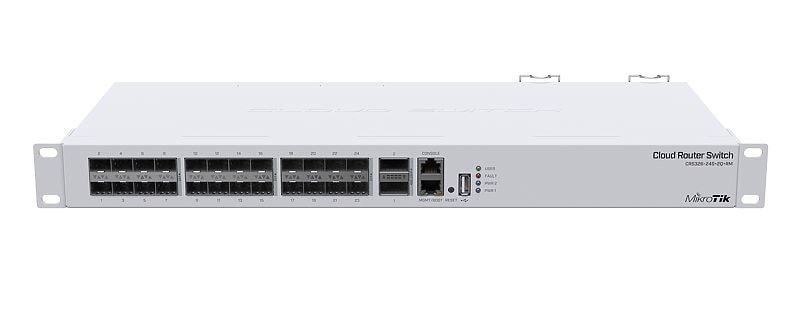 Mikrotik CRS326-24S+2Q+RM network switch Managed L3 Fast Ethernet (10/100) 1U White, imagem 1