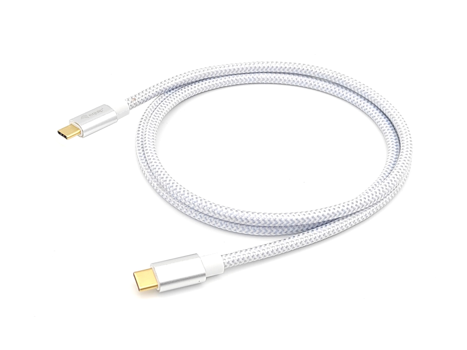 Equip 128358 Cabo USB 3.2 Gen 2 C para C, M/M, 2,0 m, PD 100W , 4K/60Hz, 10Gbps, branco — imagem 1