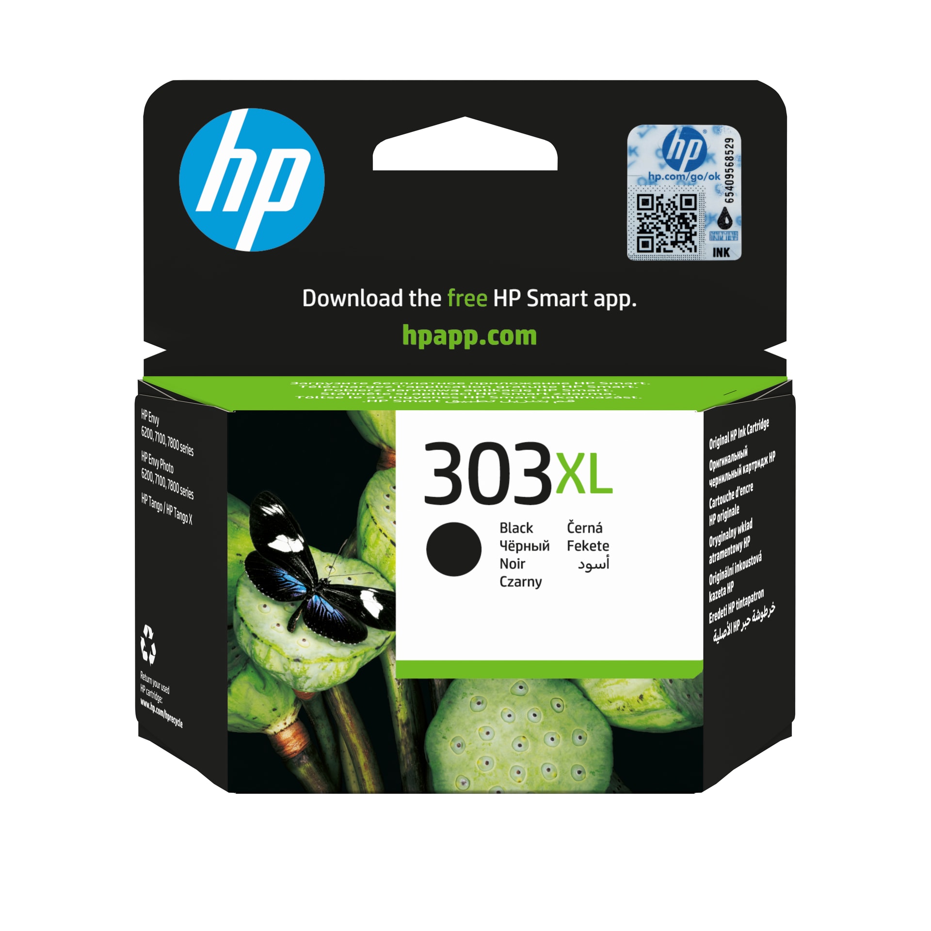 HP Tinteiro Original 303XL de elevado rendimento (Preto) — imagem 1