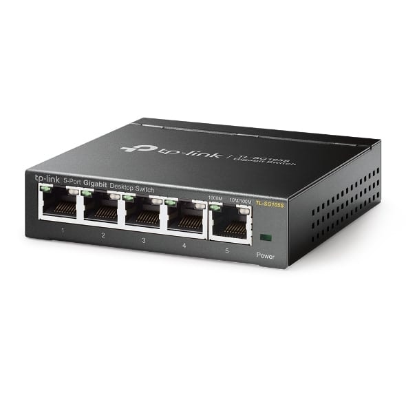 TP-LINK SWITCH DESKTOP 5PORT 10/100/1000MBPS — imagem 1
