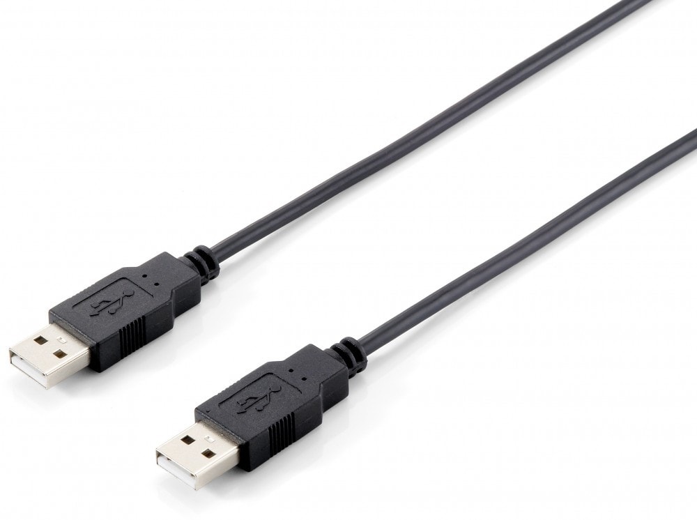 EQUIP CABO USB 2.0 A/A M/M 1.80MT PRETO — imagem 1