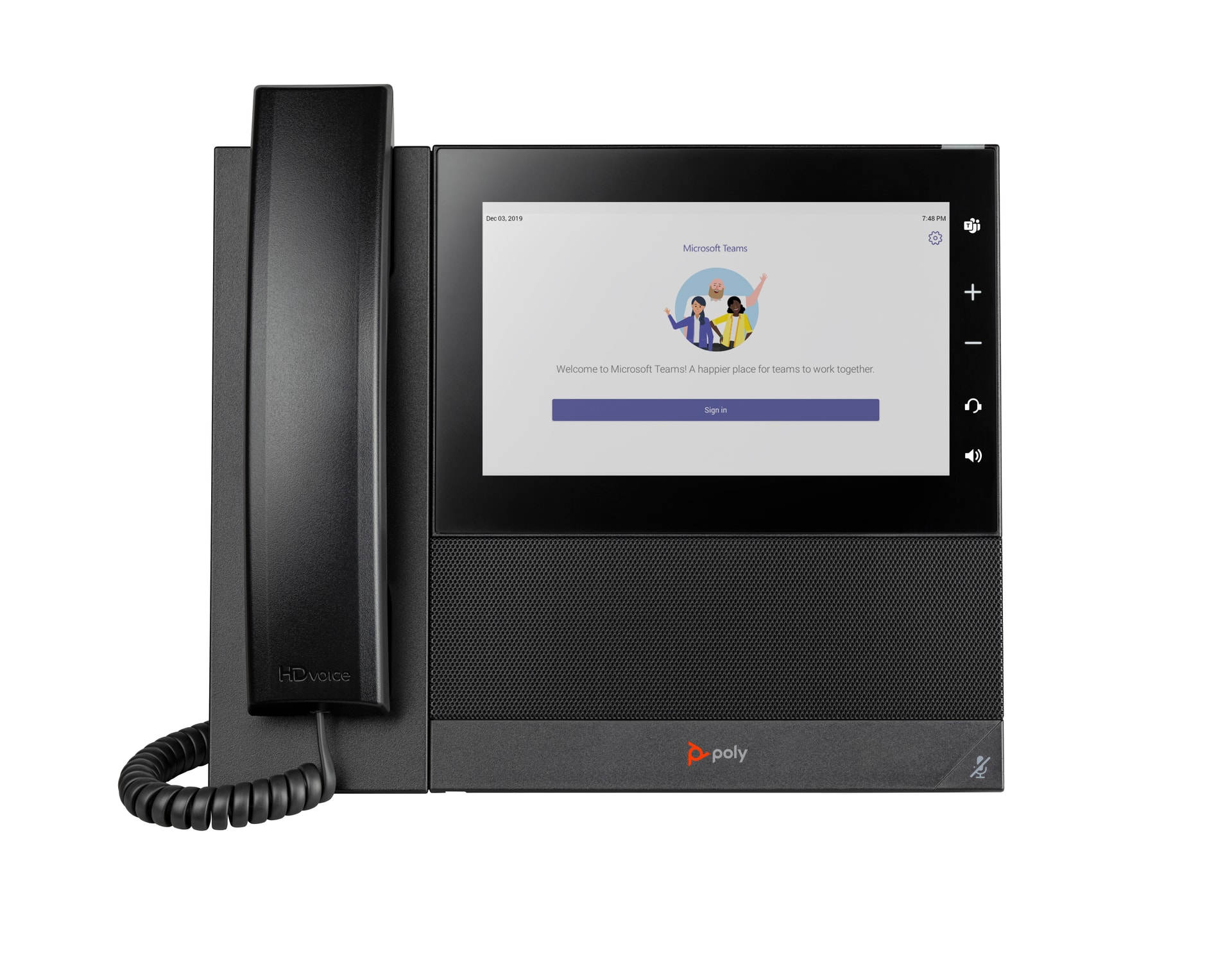 HP Poly Telefone Multimédia Empresarial Poly CCX 600 para Microsoft Teams com PoE — imagem 1