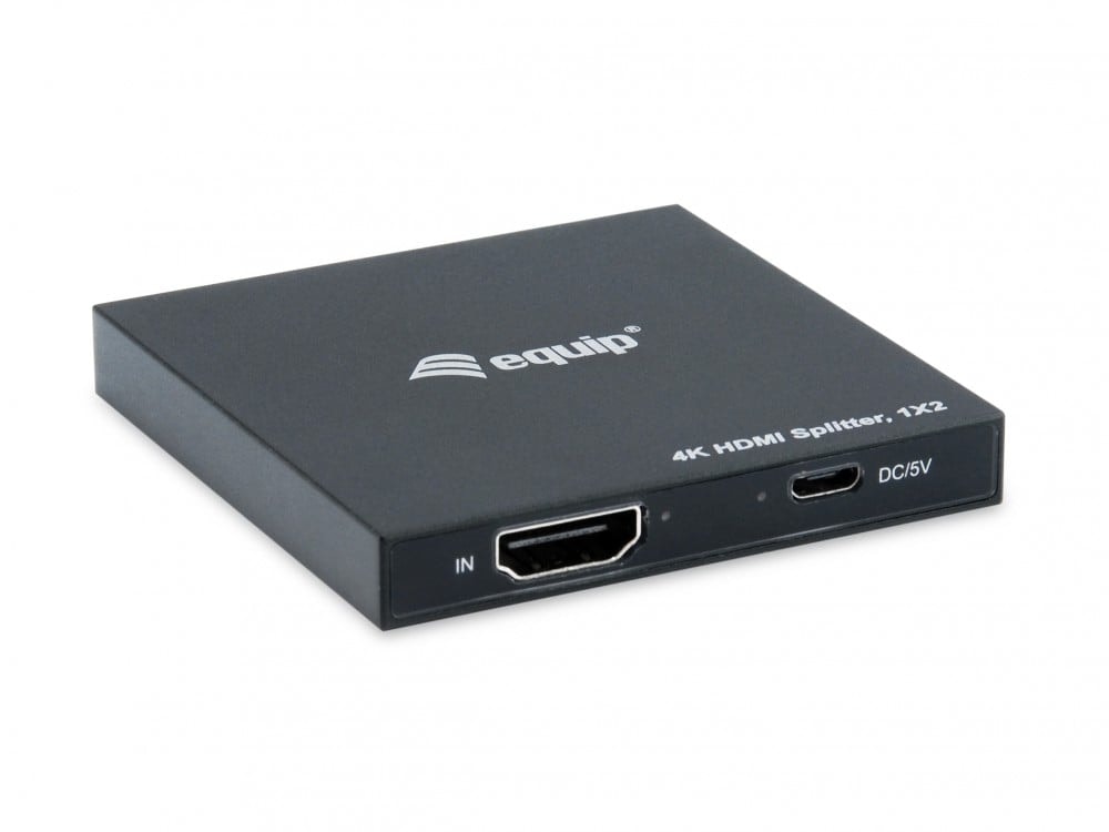 EQUIP MULTIPLICADOR ULTRA SLIM 2PORT HDMI SPLITTER USB POWERED — imagem 1