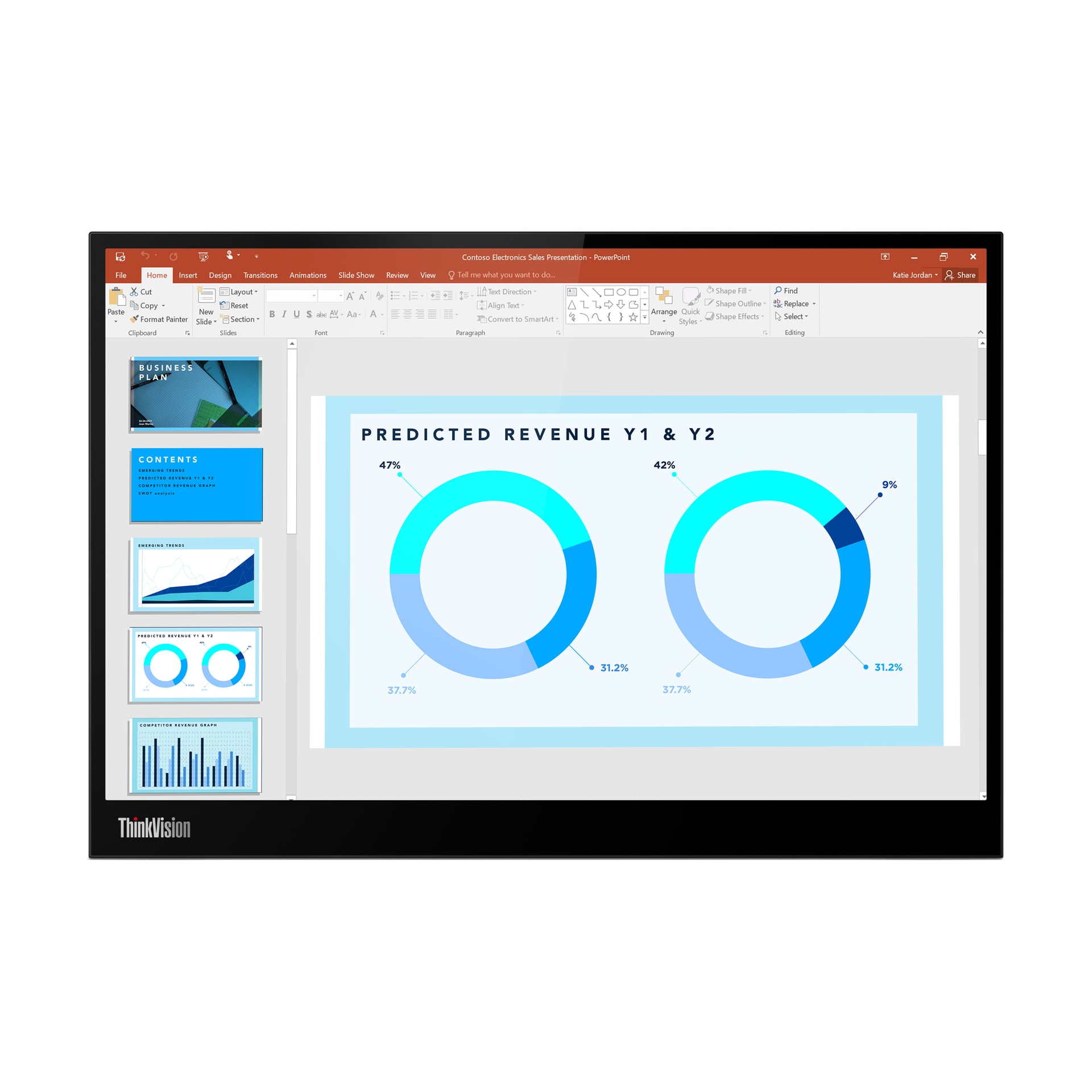 Lenovo ThinkVision M14d Monitor — imagem 1