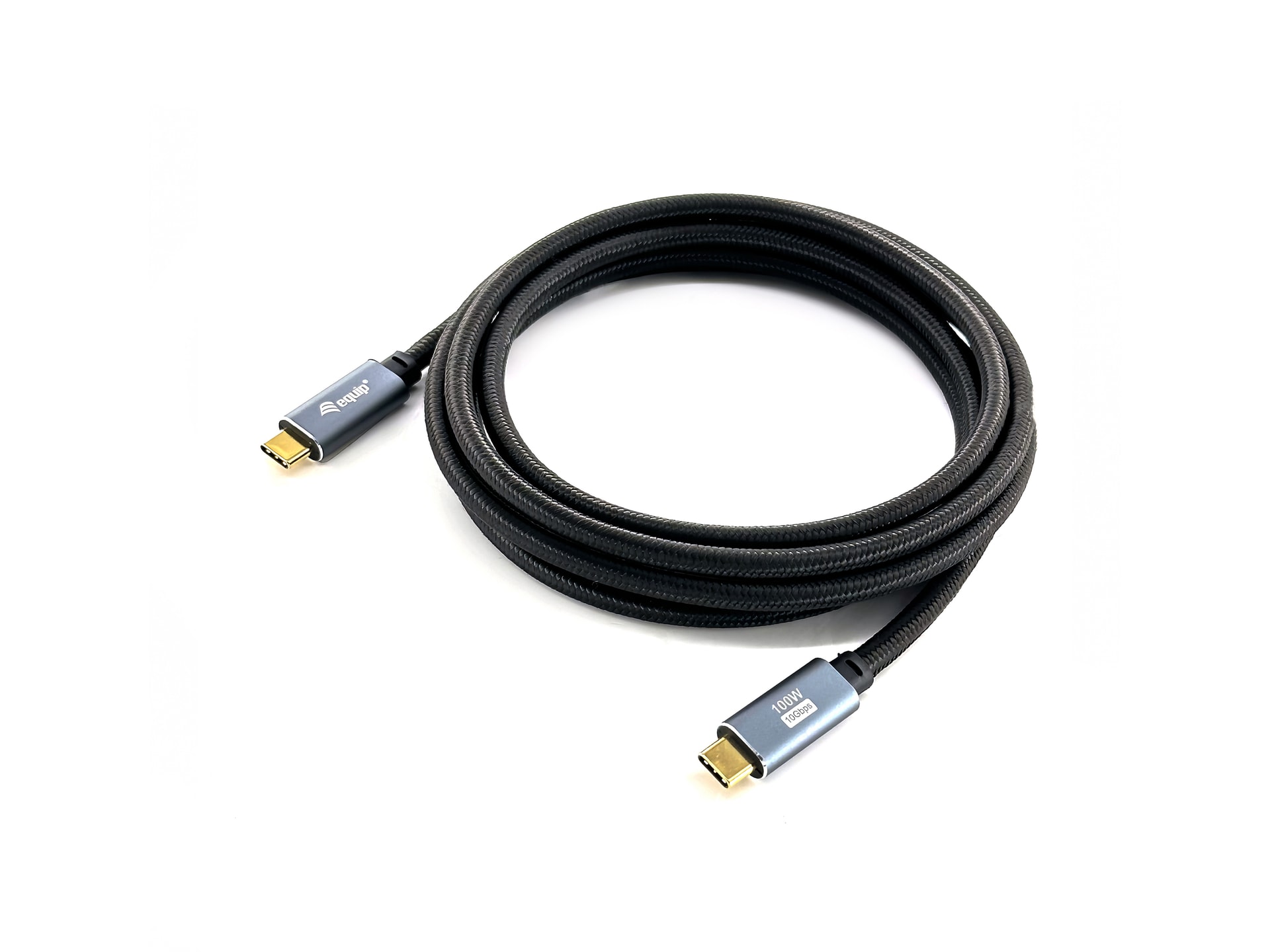Equip 128357 Cabo USB 3.2 Gen 2 C para C, M/M, 2,0 m, PD100W , 4K/60 Hz, 10 Gbps, preto — imagem 1