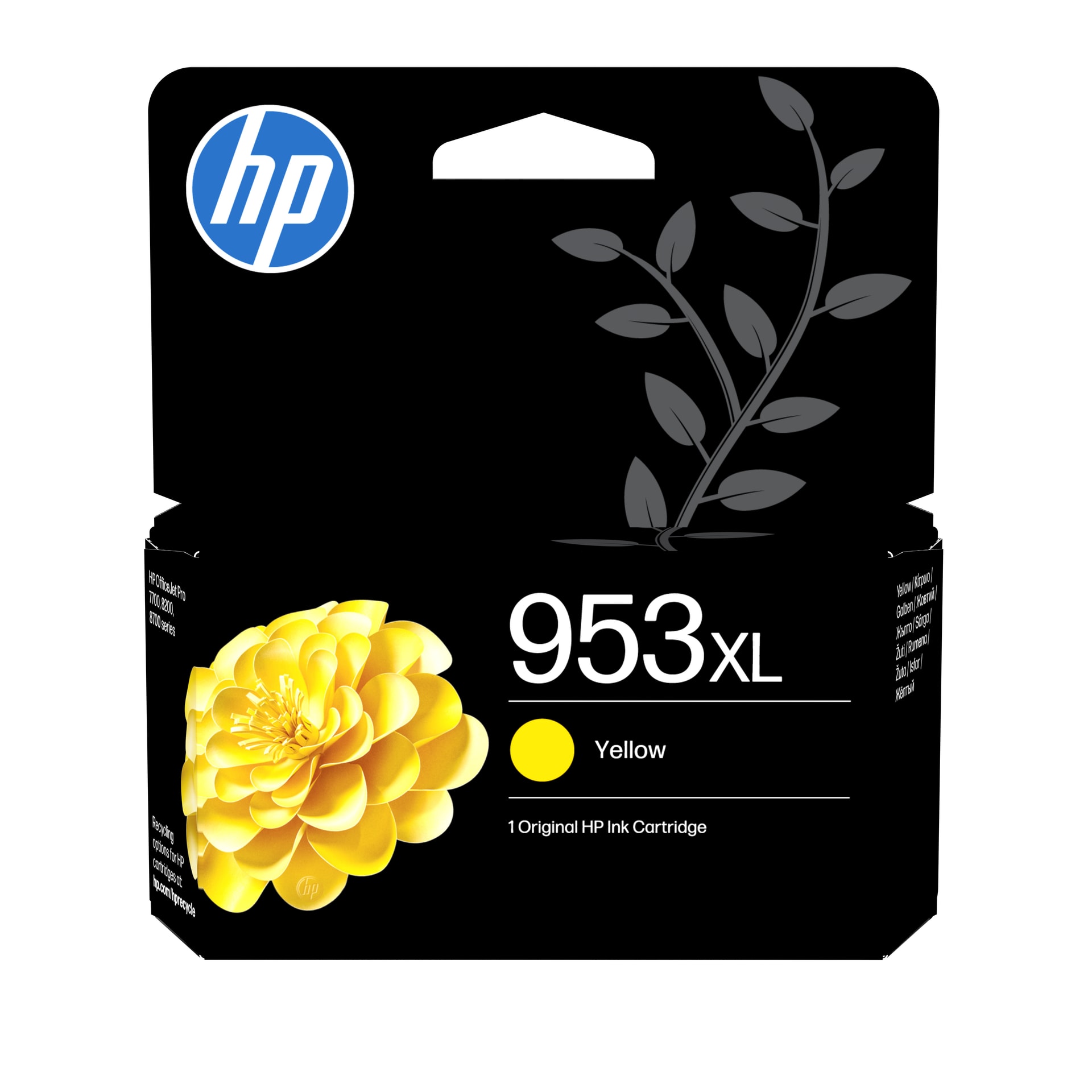 HP Tinteiro original 953XL Amarelo de elevado rendimento — imagem 1