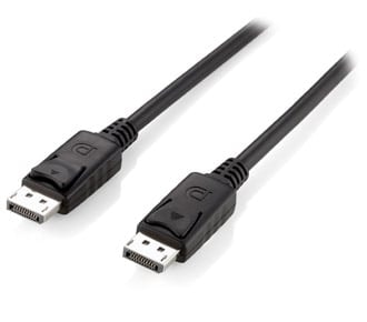 EQUIP CABO DISPLAYPORT M/M 2MT PRETO — imagem 1