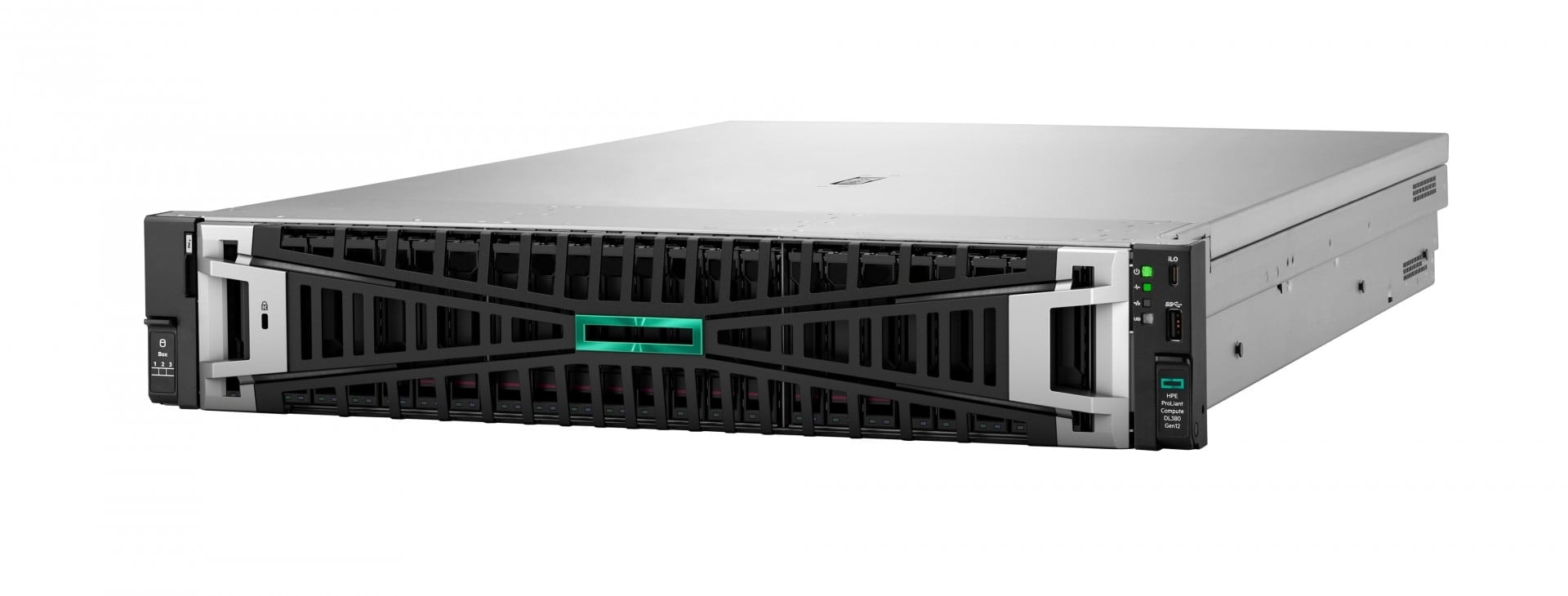 HPE ProLiant Compute DL380 Gen12 6507P 8c 1P 2x32GB-R 8SFF MR408i-o 2x480GB SSD 2x1000W PS EU Server — imagem 1