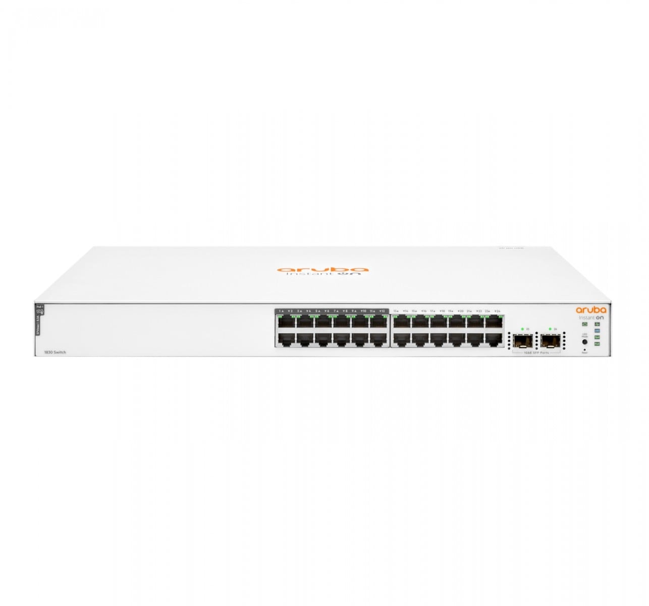 ARUBA SWITCH INSTANT ON 1830 24G 12P CLASS 4 PoE 2SFP 195W #PROMO ATÉ 07-11 — imagem 1