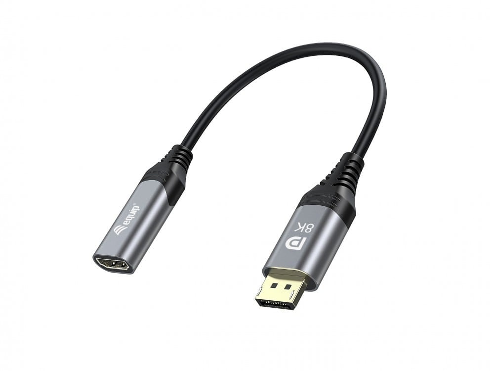 EQUIP ADAPTADOR DISPLAYPORT 1.4 PARA HDMI 8K/60Hz — imagem 1