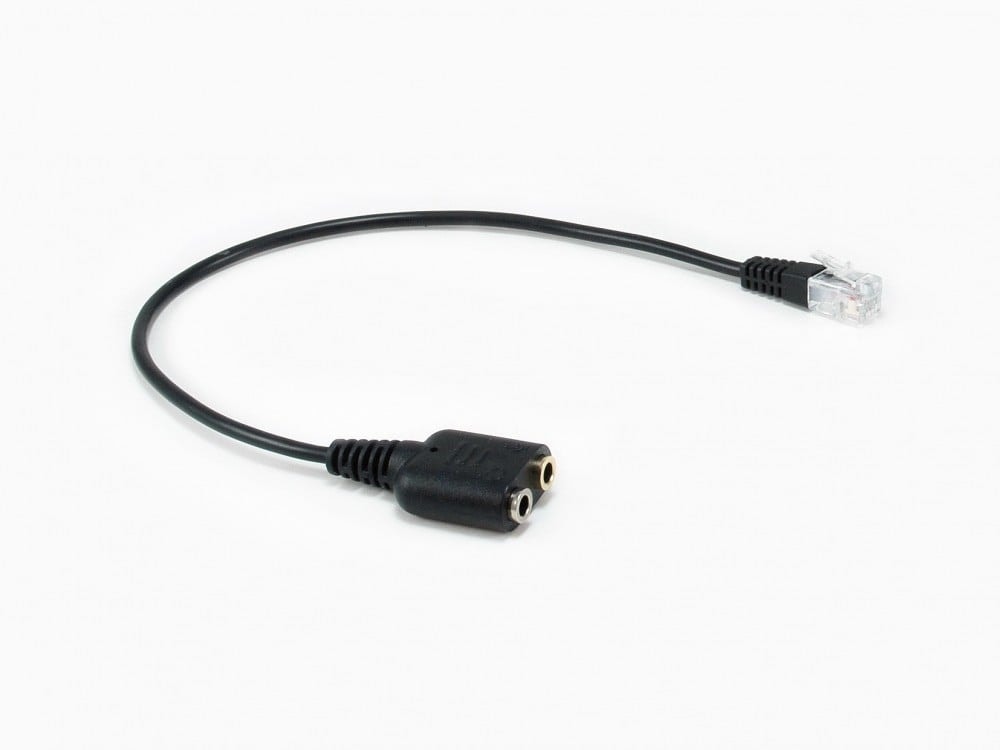 EQUIP ADAPTADOR DE AUDIO DE RJ9 PARA HEADSET 3.5MM — imagem 1