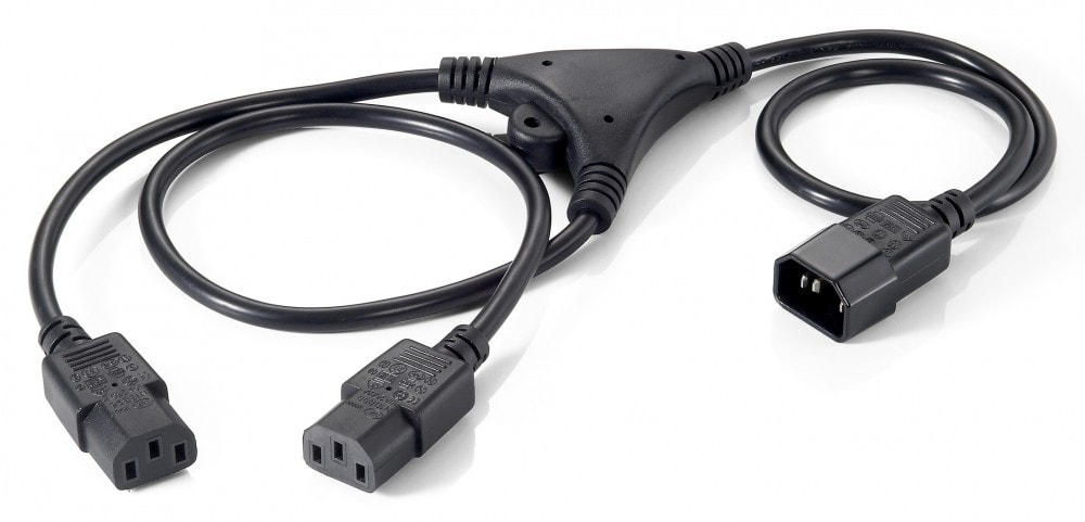 EQUIP CABO POWER Y 1.6MT 1x C14 + 2x C13 — imagem 1