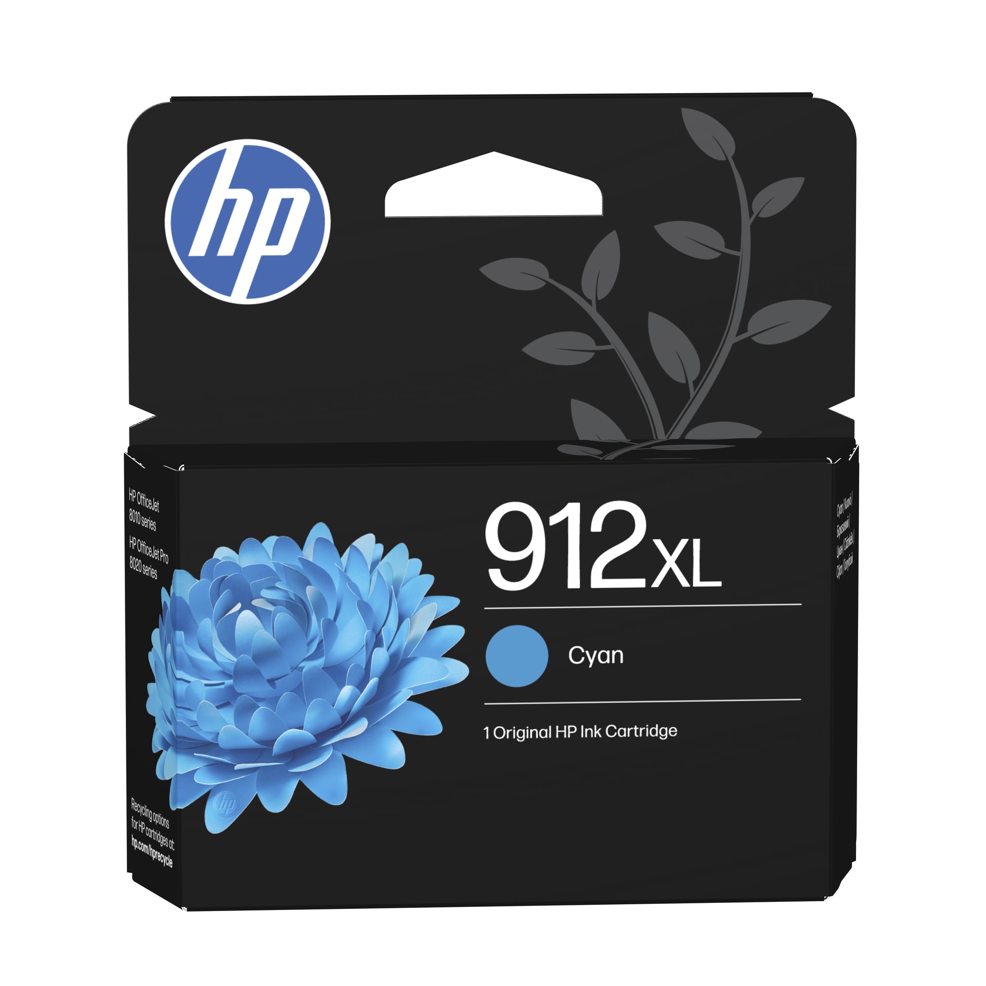 HP Tinteiro Original 912XL Ciano de elevado rendimento — imagem 1