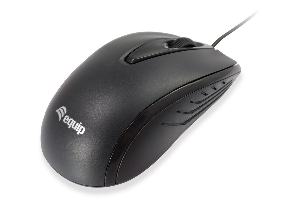 EQUIP LIFE RATO OPTICO COMPACT USB BLACK 1000DPI — imagem 1