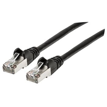 EQUIP CHICOTE CAT6A S/FTP 0.25M PRETO — imagem 1