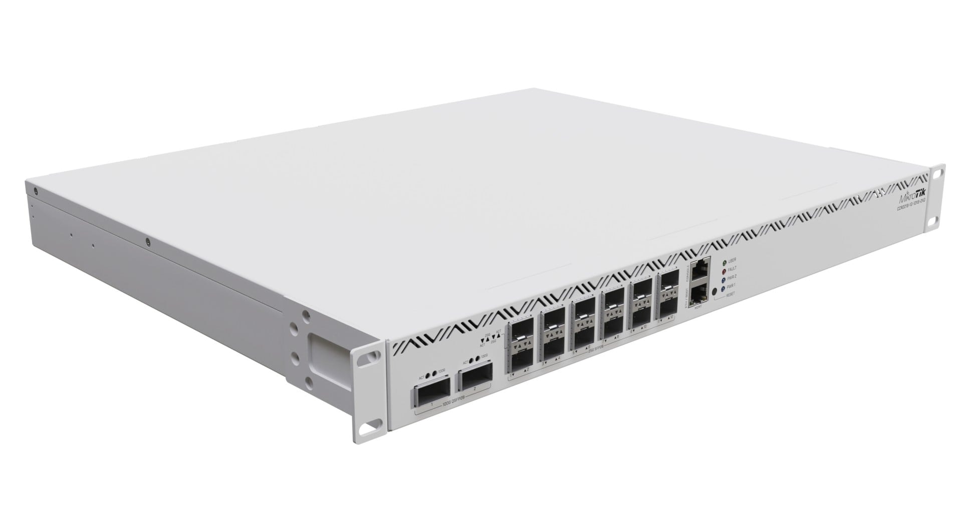 MikroTik Cloud Core Router 2216-1G-12XS-2XQ, 16-core CPU, 2x 100G QSFP, 14x 25G SFP, imagem 1