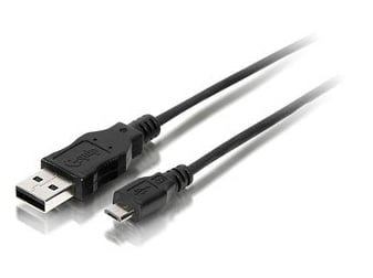 EQUIP CABO USB 2.0 A/M TO MICRO USB B/M 1.8MT PRETO — imagem 1