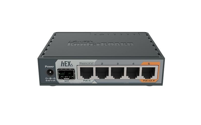 MikroTik hEX S 5x Gigabit Ethernet Router (RB760IGS), imagem 1