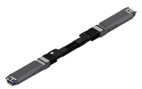 NVIDIA active copper cable IBtwinportNDR