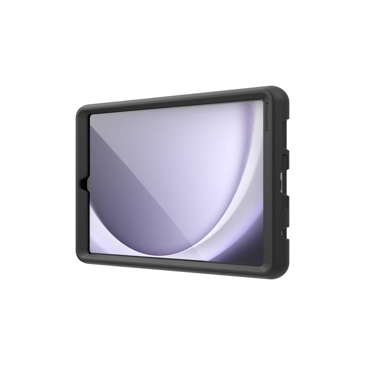Compulocks Rugged Edge Case for Galaxy Tab A9 8.7" - Amortecedor para tablet - silicone - preto - para Samsung Galaxy Tab A9
