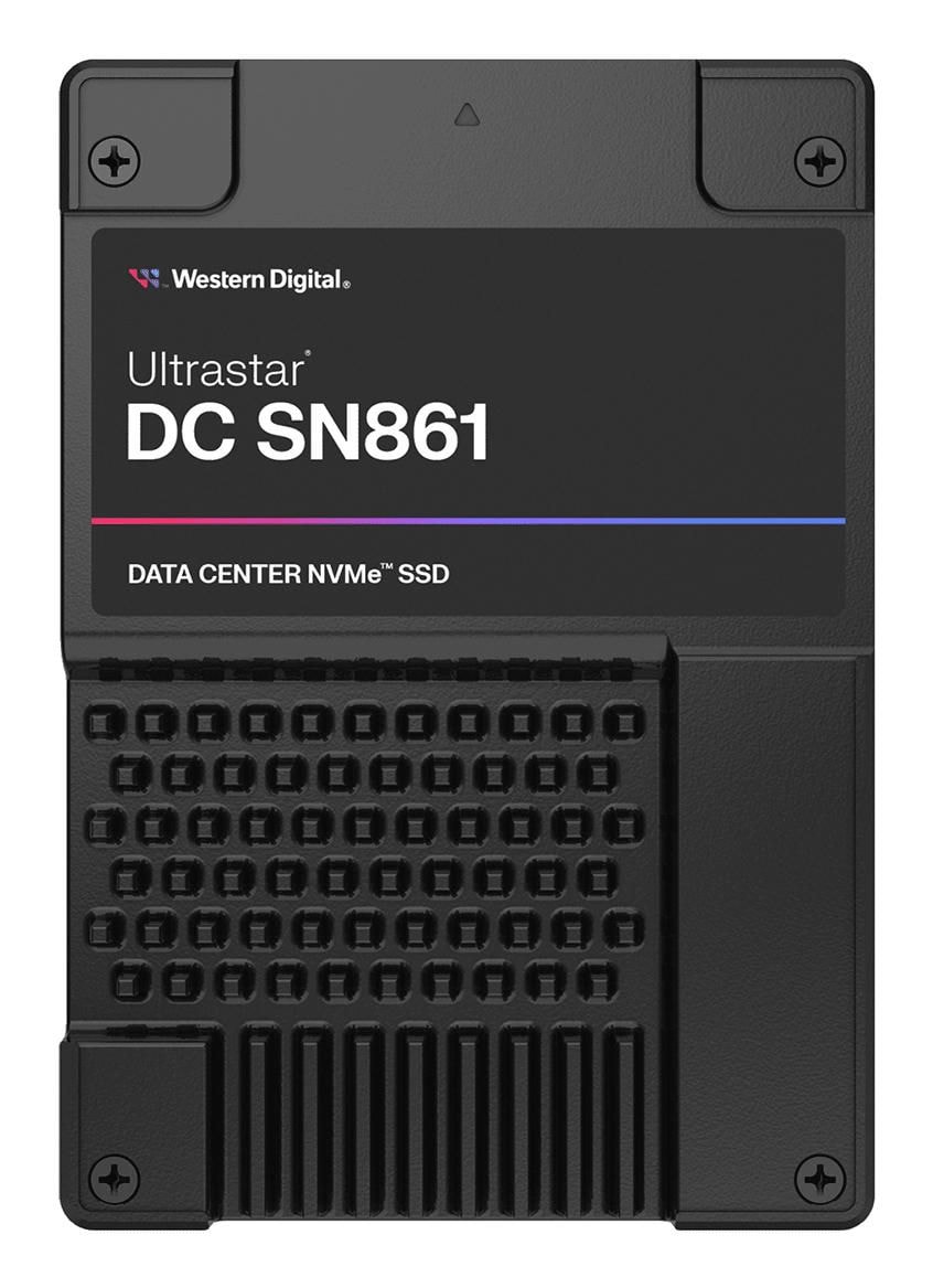 WD Ultrastar DC SN861 WUS6CA264PSP9X1 - SSD - Centro de Dados - 6.4 TB - interna - 2.5" - U.2 PCIe 5.0 x4 (NVMe)