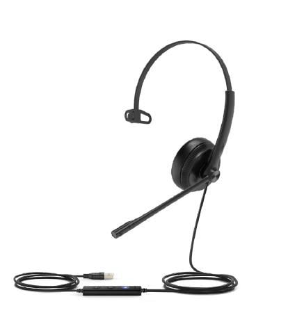 Yealink Uh34 Headset Wired Head-Band - Office/Call Center Black