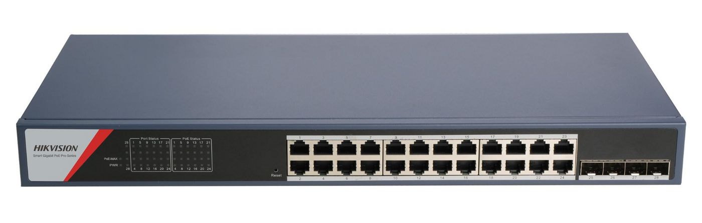 Hikvision 24 Port Gigabit Smart POE Switch