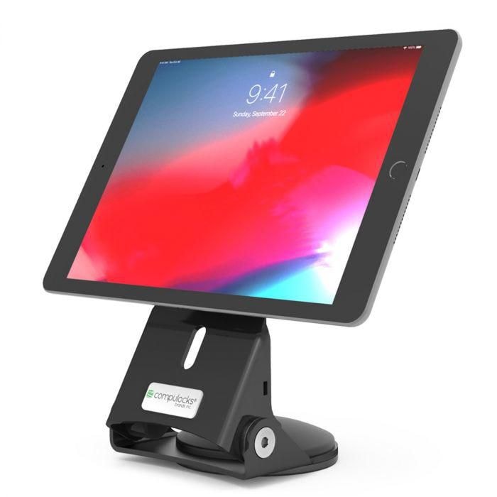 Compulocks Universal Tablet Grip and Security Stand - Plataforma - para tablet - bloqueável - preto - Computador de mesa