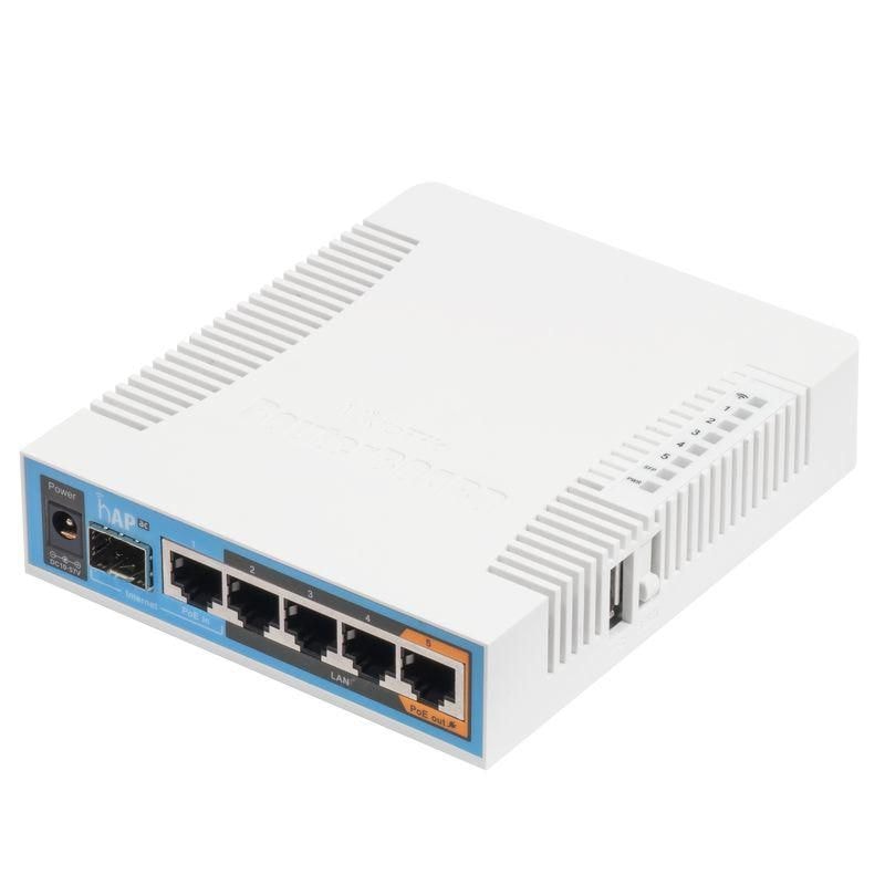 MikroTik hAP ac with 720MHz CPU, 128MB RAM, 5x Gigabit LAN, built-in